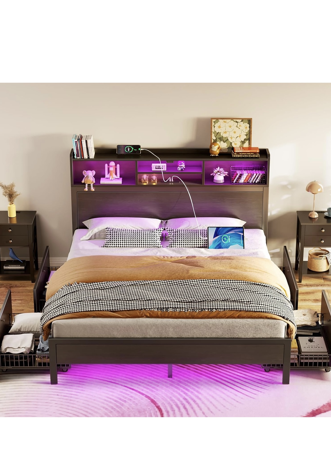 Queen size bedframe - photo 2