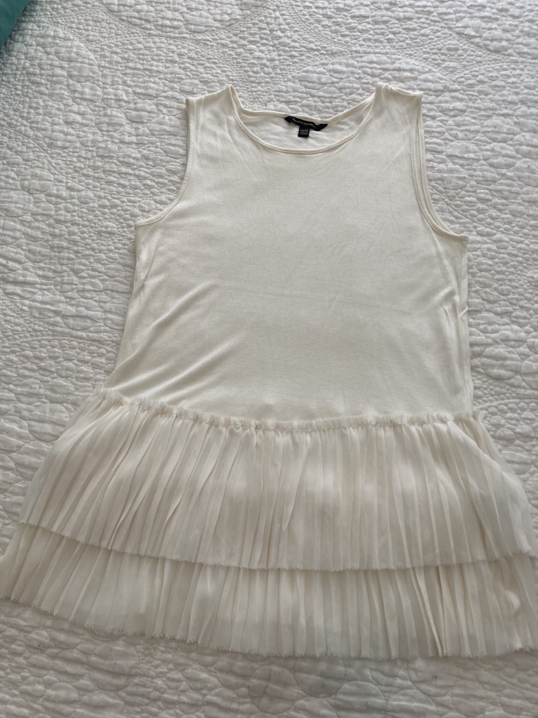 Banana Republic top with double frill image indicator(3)