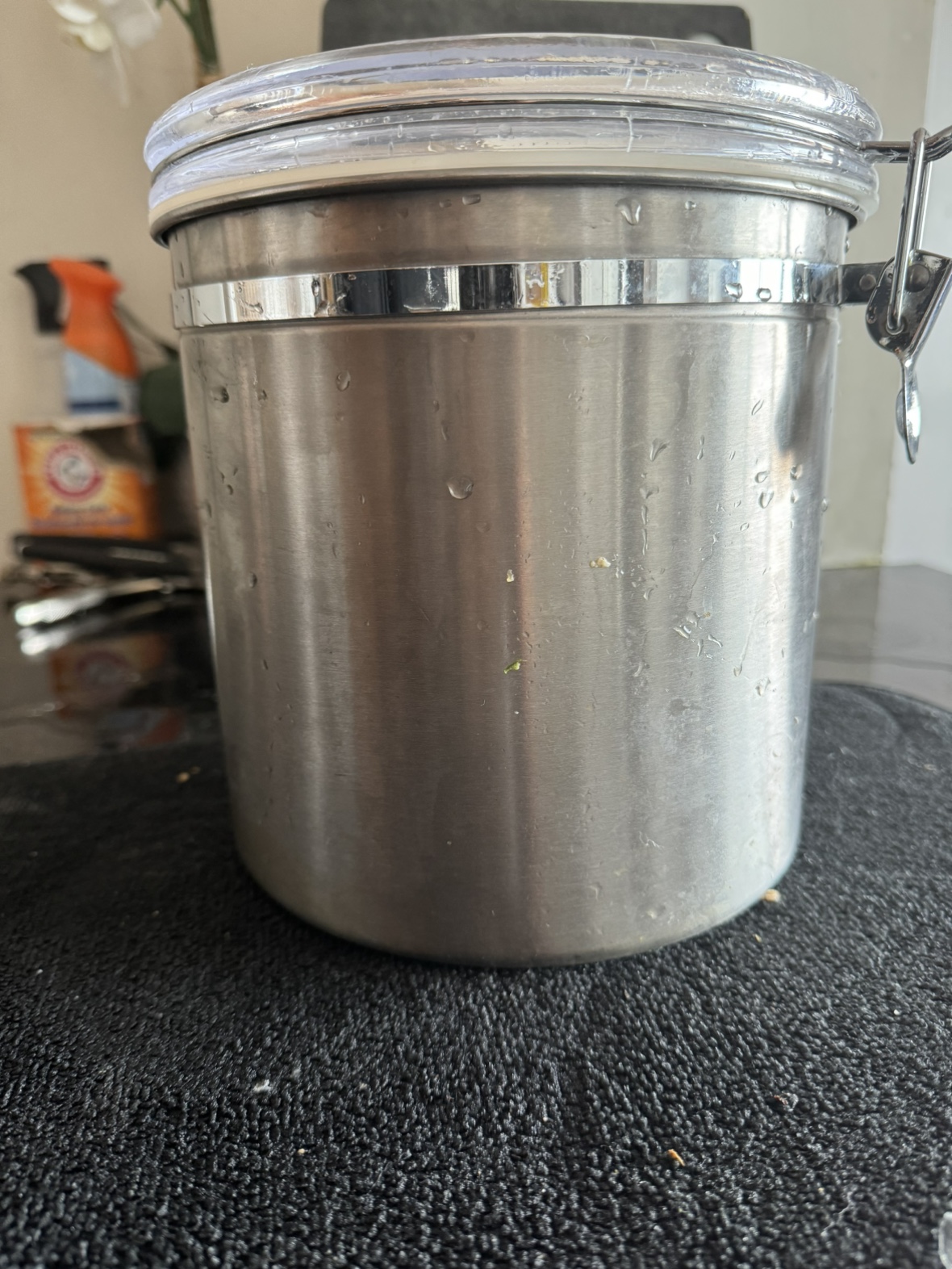 Anchor Hocking stainless steel canisters (2x)