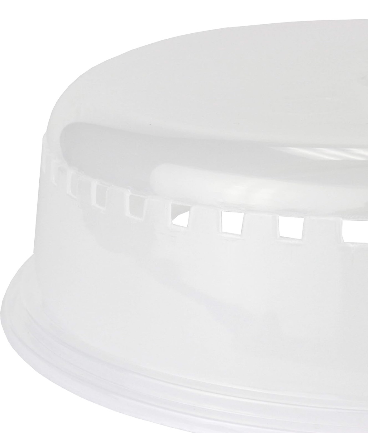 Chef Craft Classic Microwave Cover, 10 inches in Diameter, Clear image indicator(4)