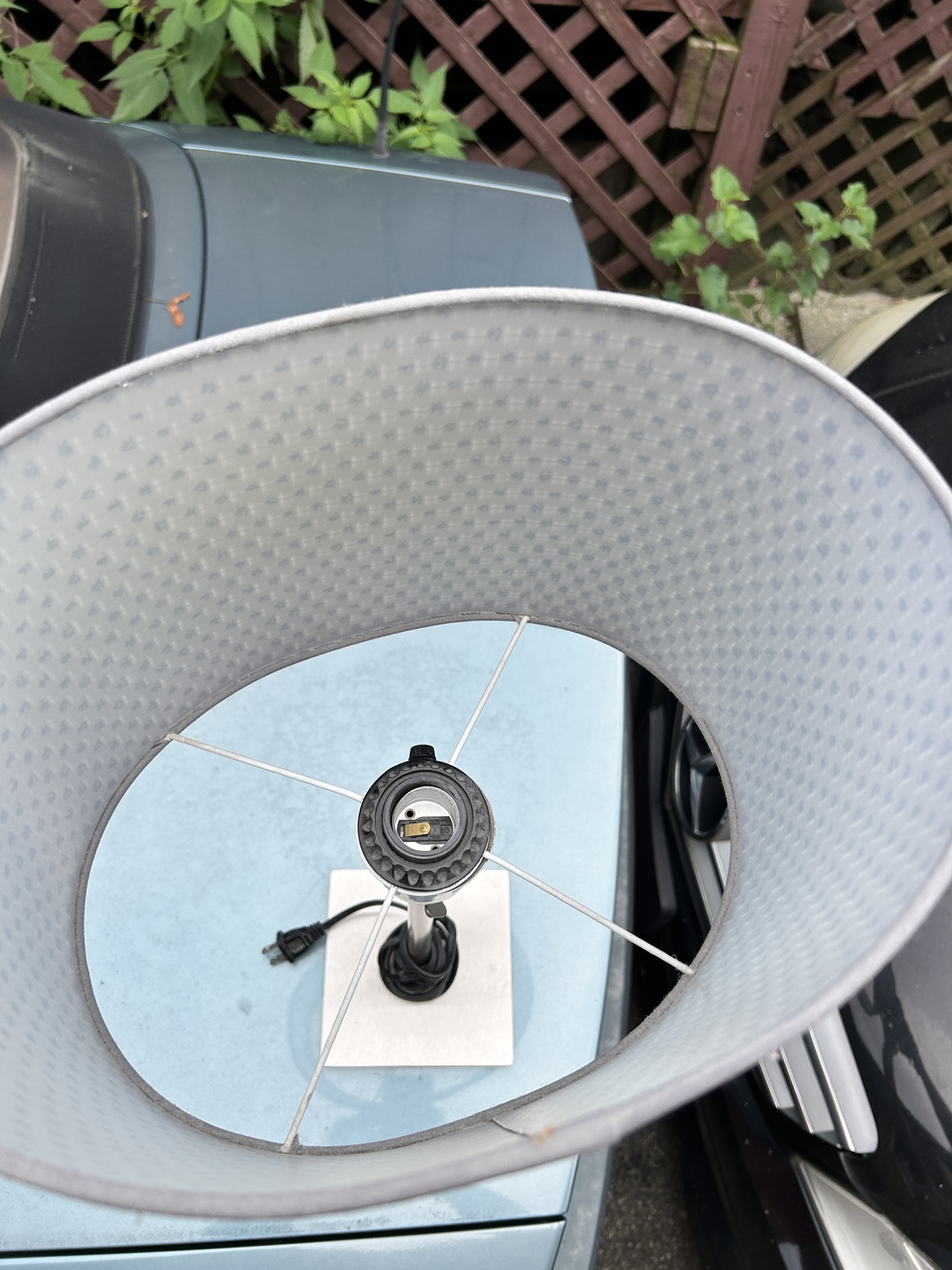 Grey Table Lamp #freecycle image indicator(2)