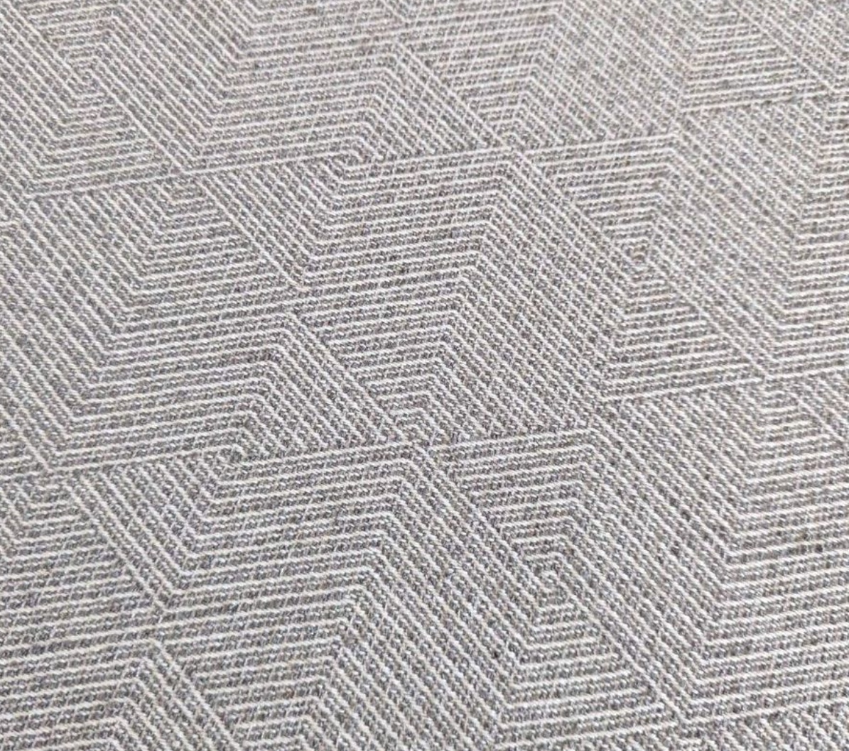 Round Grey Ottoman - photo 3