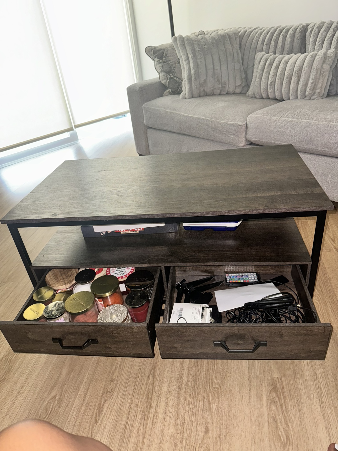 Coffee Table with Storage - photo 4