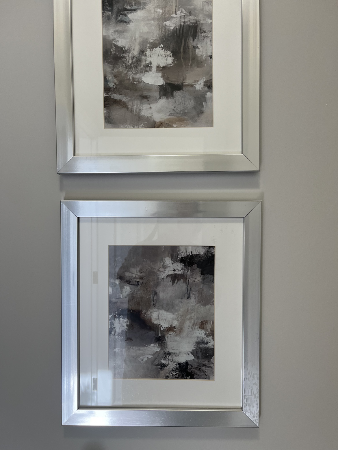 Set of 2 Framed Abstract Prints - photo 2