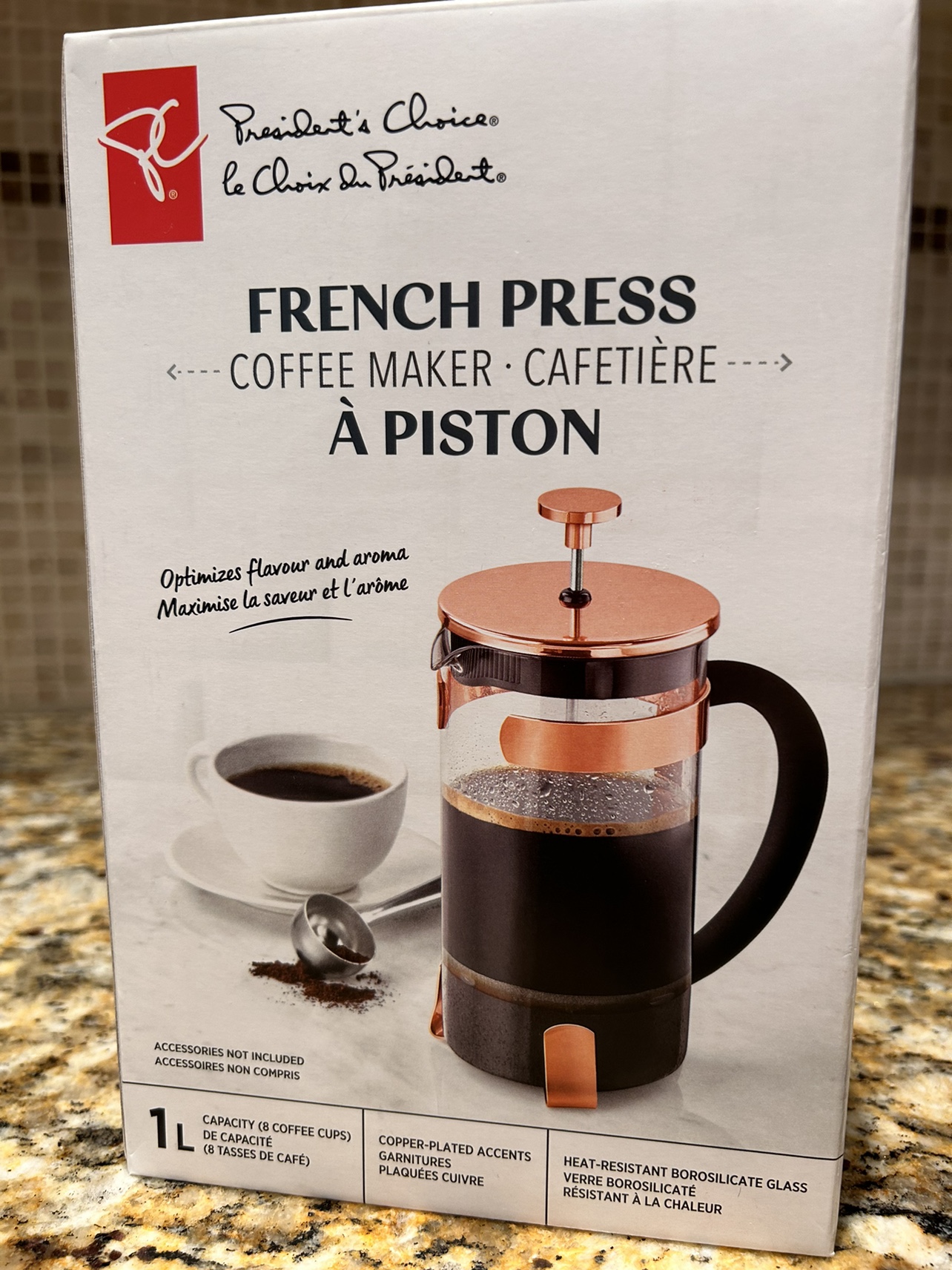 President's Choice French Press Coffee Maker - Copper - photo 2