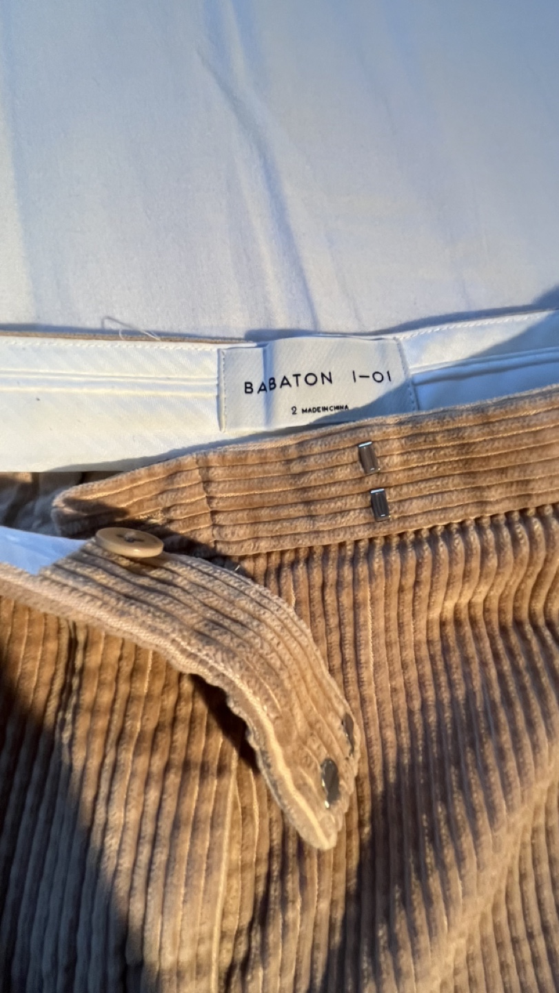 Babaton Corduroy work pants Size 2 - photo 2