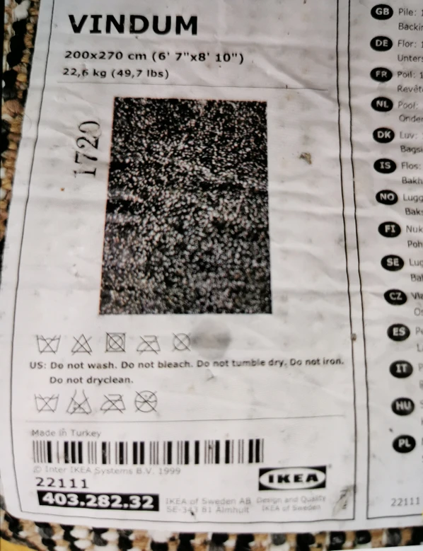 IKEA VINDUM Rug! - photo 3