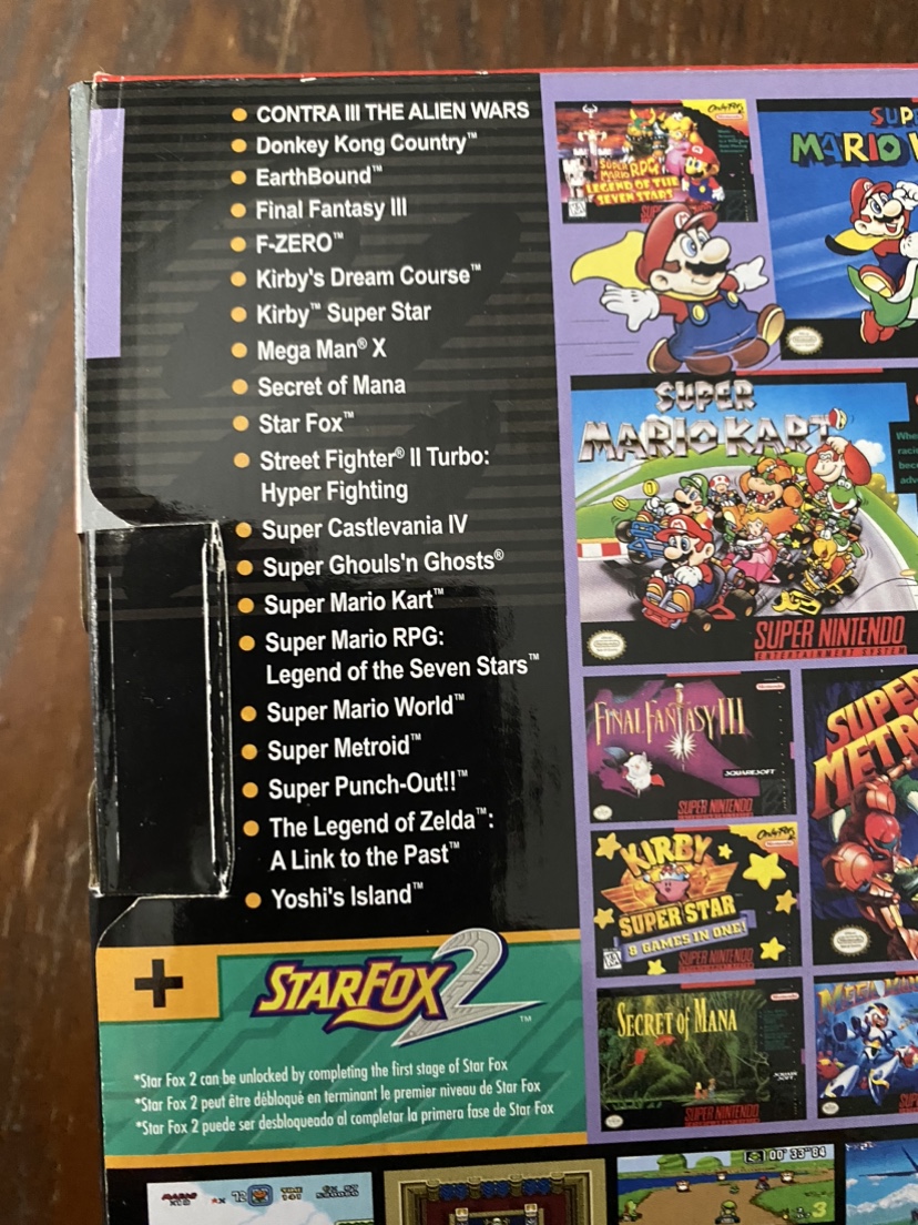 Super Nintendo classic edition image indicator(2)