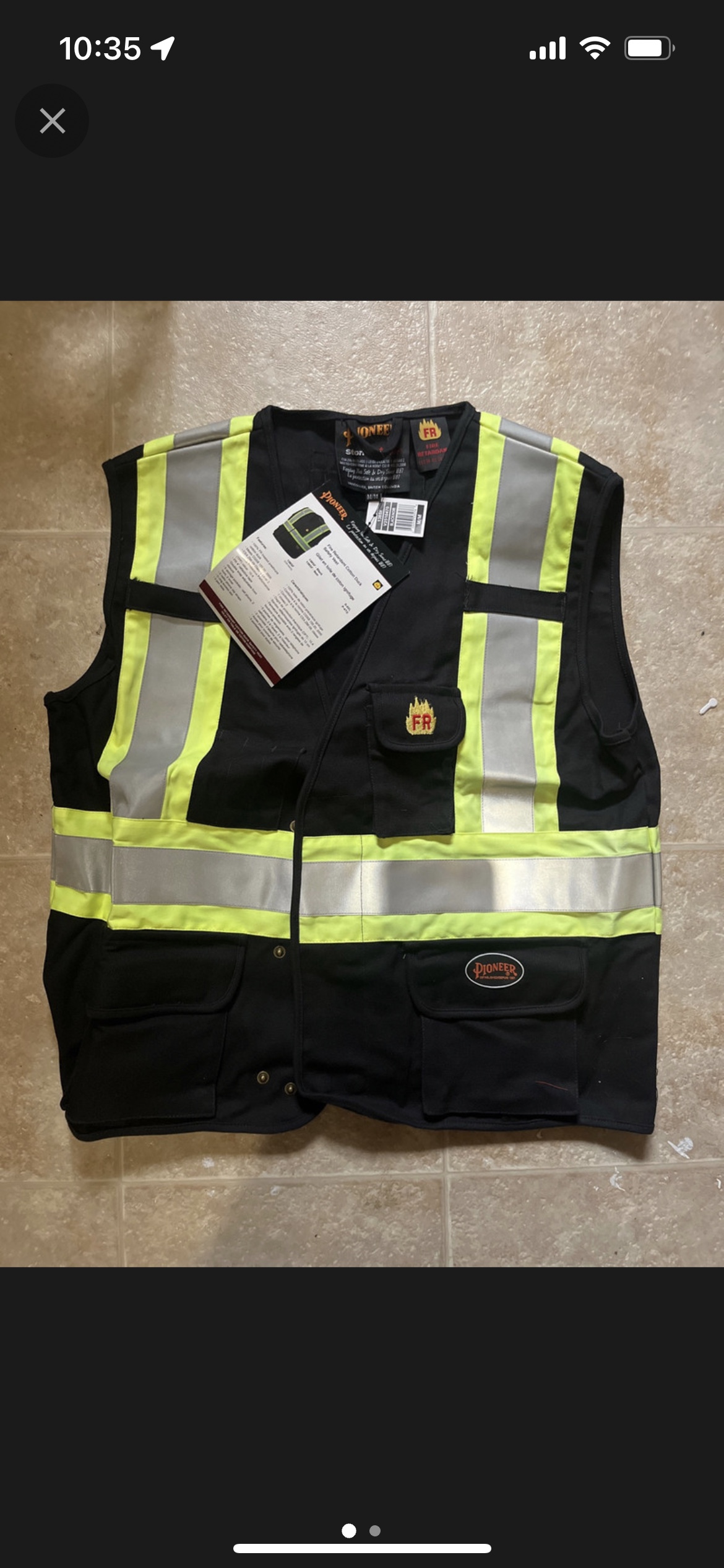 Black Safety Vest