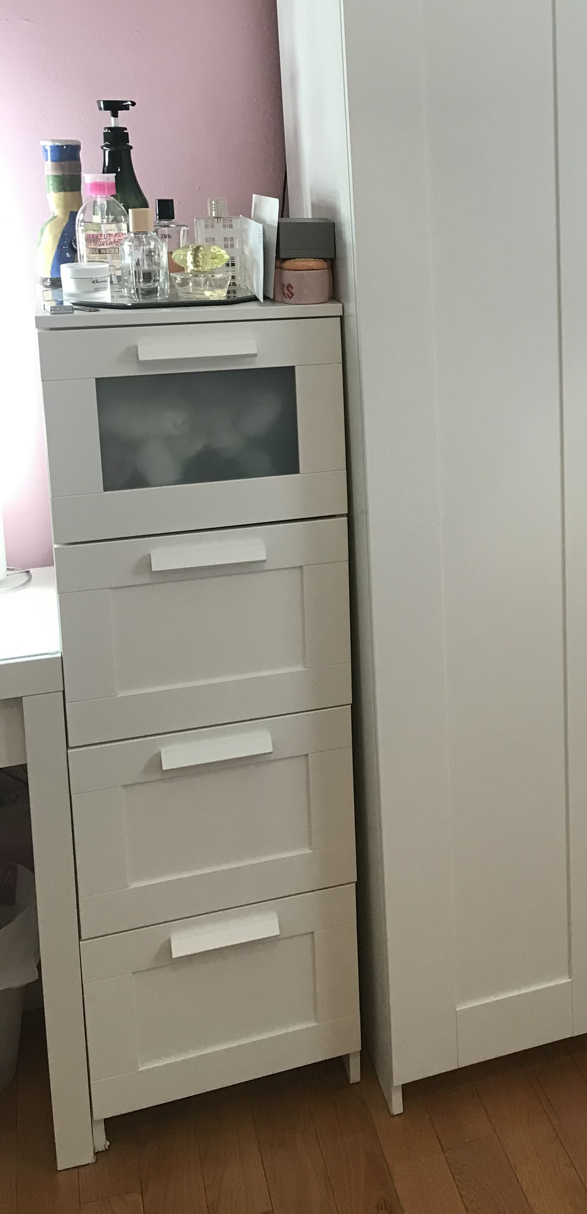 White 4 drawers chest - photo 5