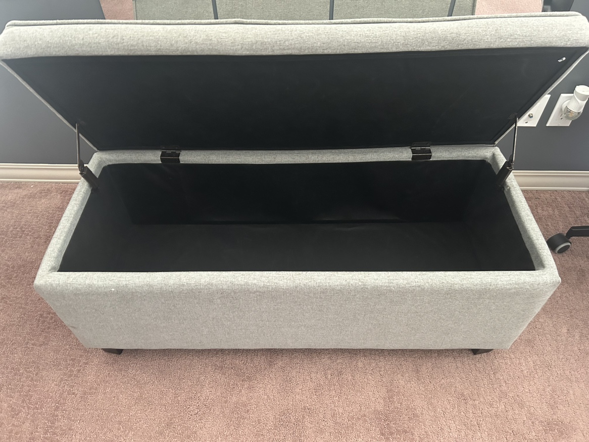Grey Ottoman - photo 2