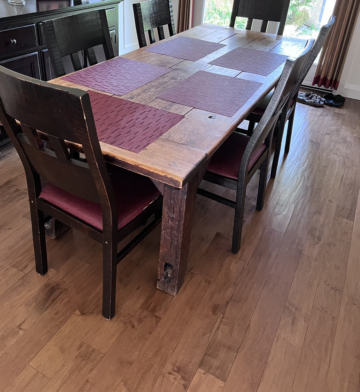Rustic Wooden Dining Table - photo 2