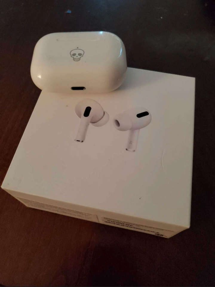 Apple AirPods Pro with Skull Engraving - photo 2