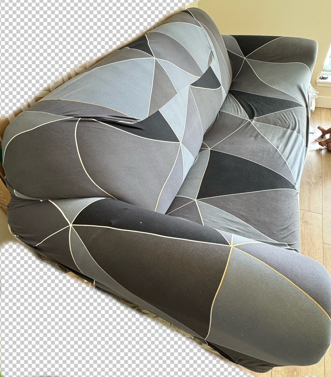 Sofa with sofa cover - photo 2
