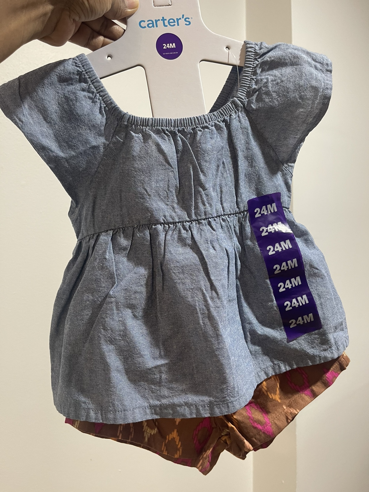24 months girl dress set