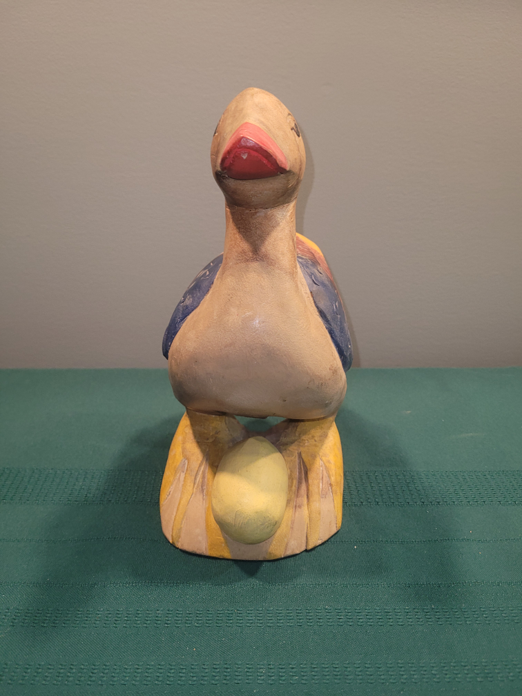 Vintage Wooden Duck Figurine - photo 3