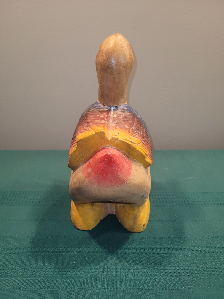 Vintage Wooden Duck Figurine - photo 4
