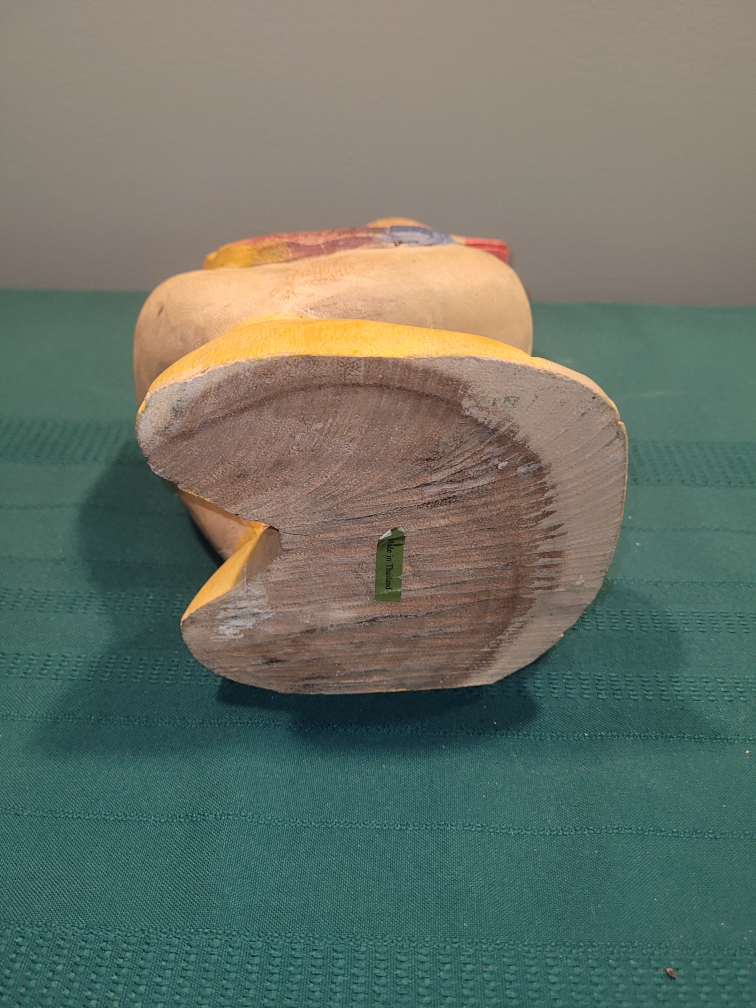 Vintage Wooden Duck Figurine - photo 5