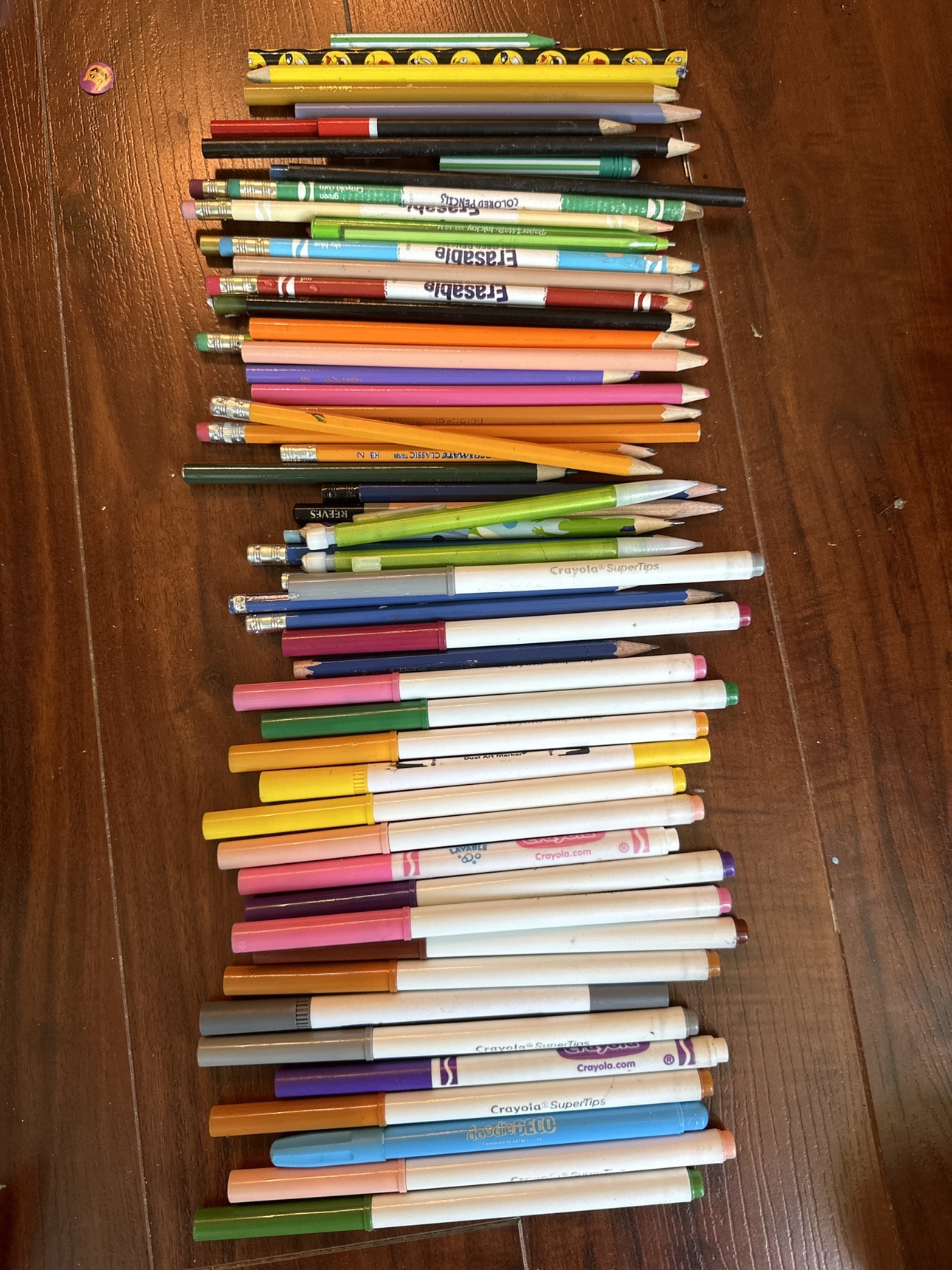 Large Bundle of Pencils and Markers #freecycle