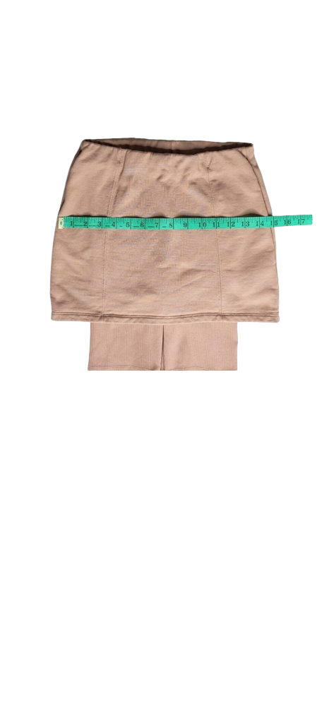 Zara Dusty Rose Ribbed Cotton Skort / Biker Shorts small image indicator(8)