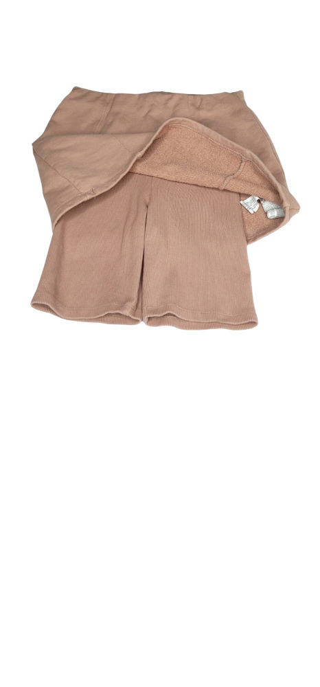 Zara Dusty Rose Ribbed Cotton Skort / Biker Shorts small image indicator(3)