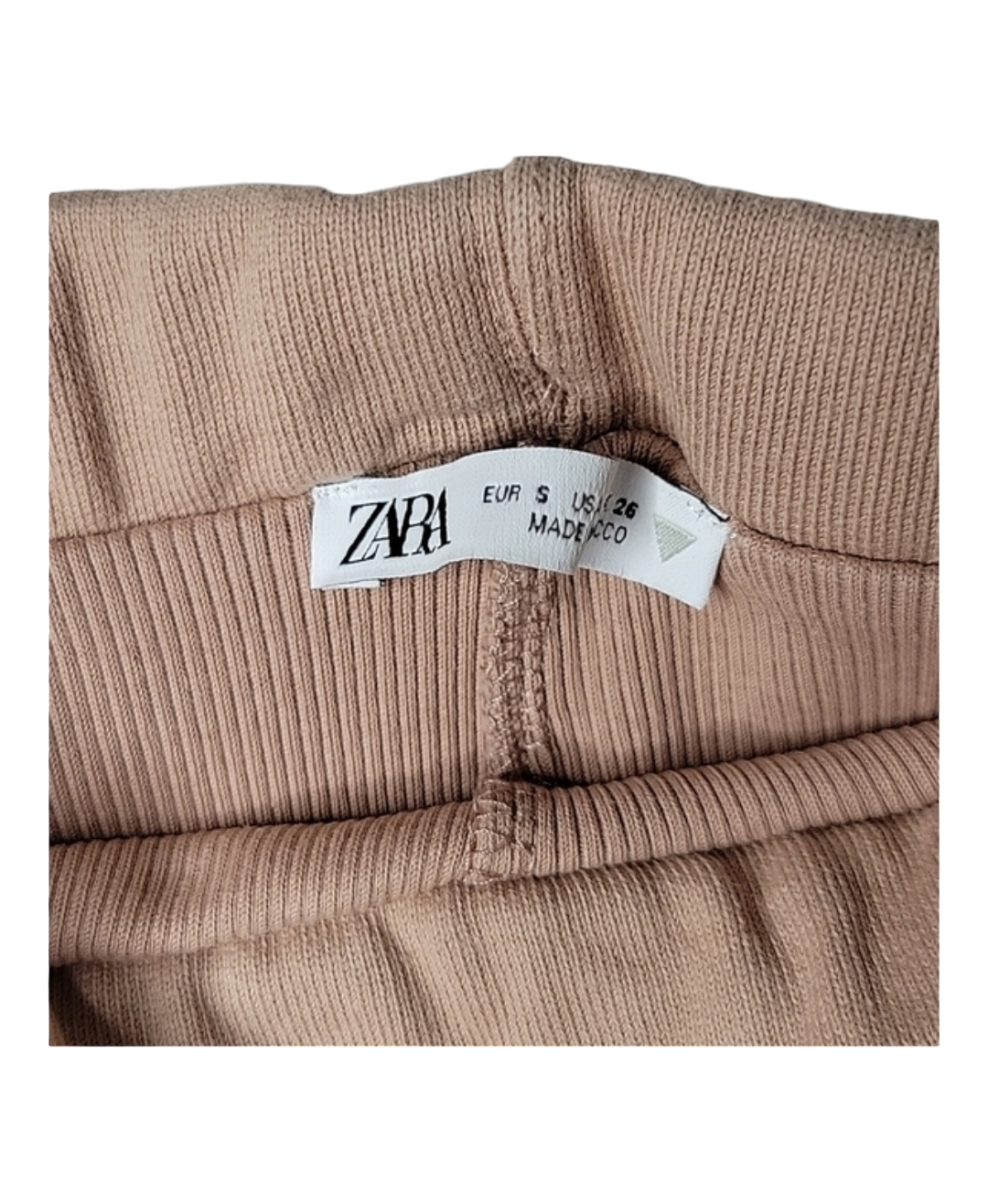 Zara Dusty Rose Ribbed Cotton Skort / Biker Shorts small image indicator(4)