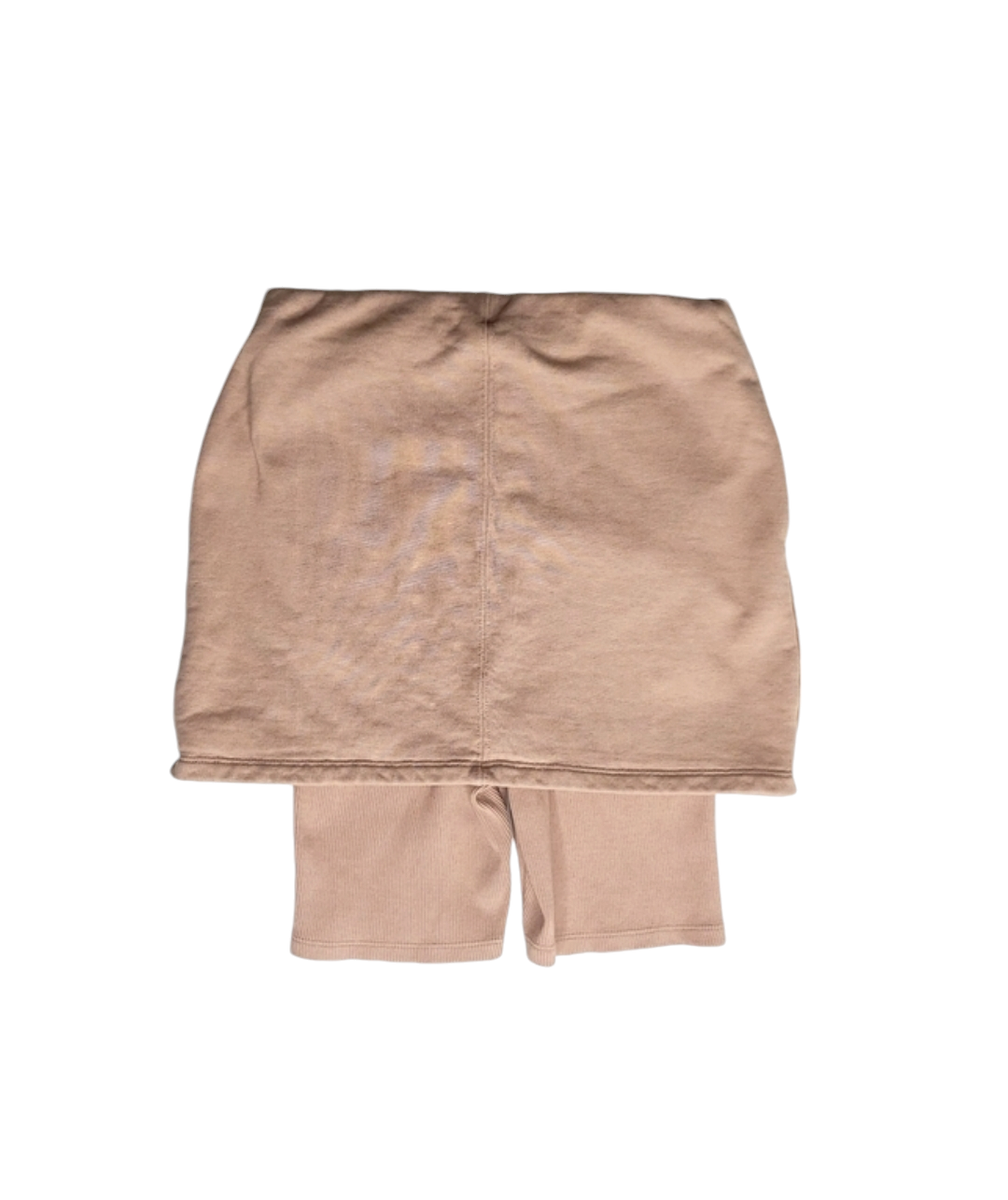 Zara Dusty Rose Ribbed Cotton Skort / Biker Shorts small image indicator(2)