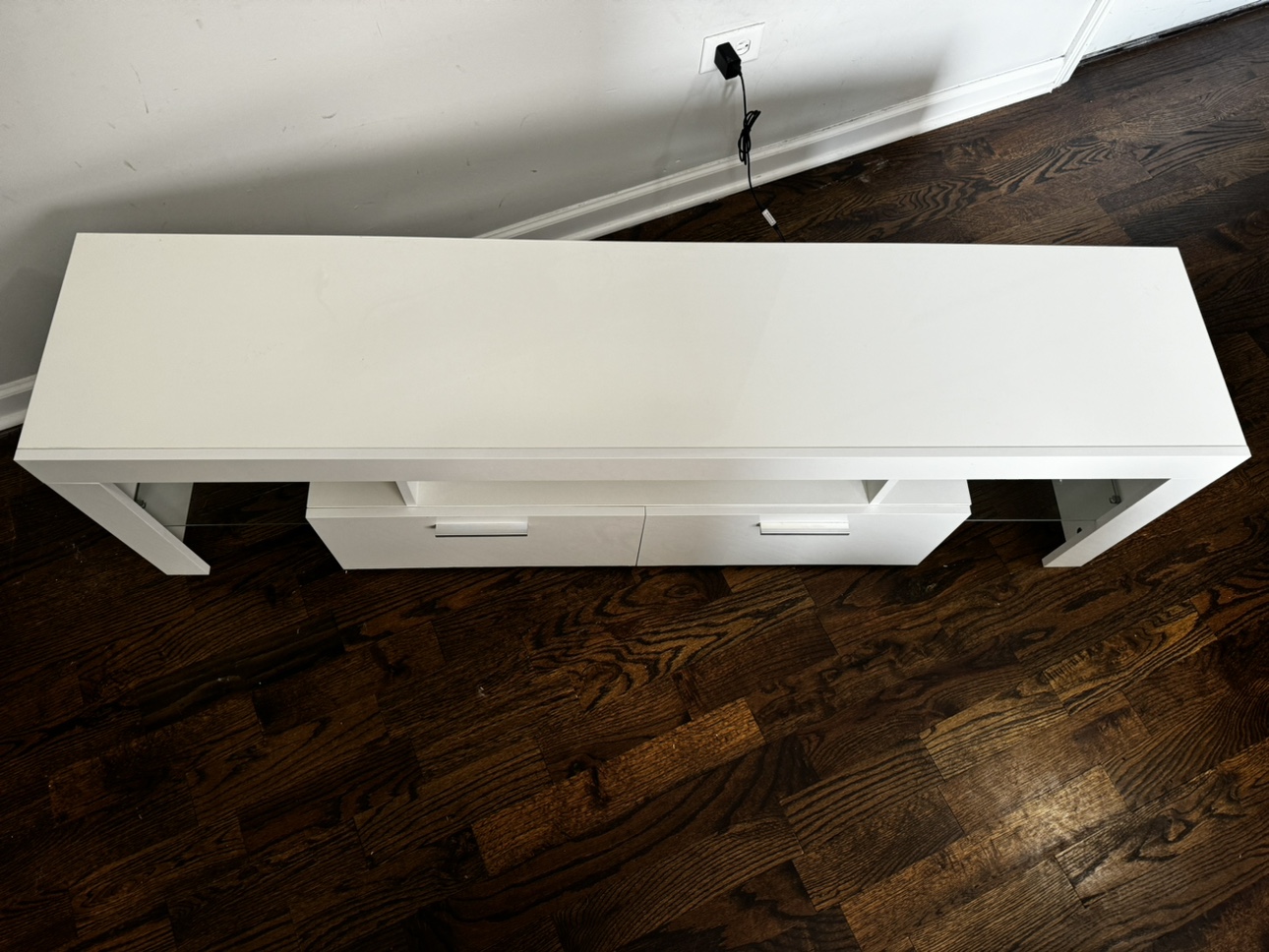 White tv stand - photo 3