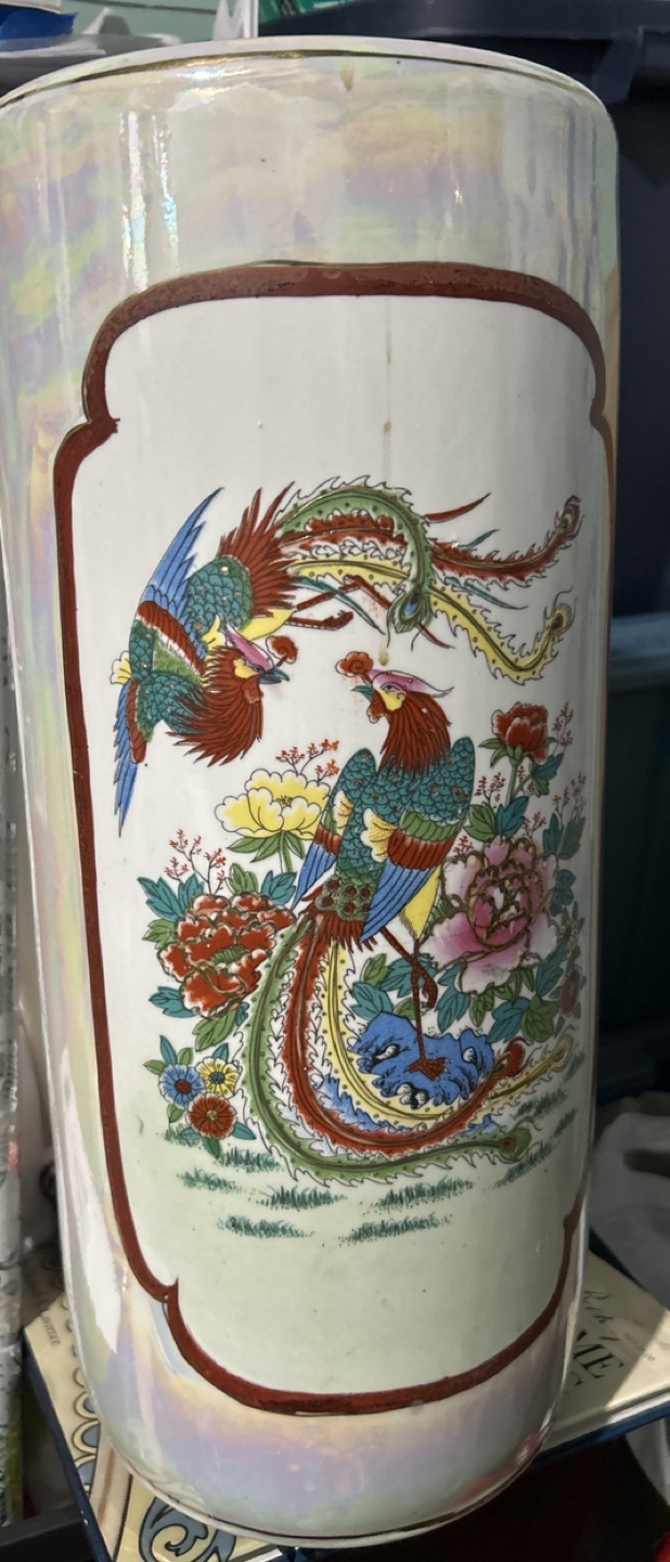 Ceramic chinese umbrella stand