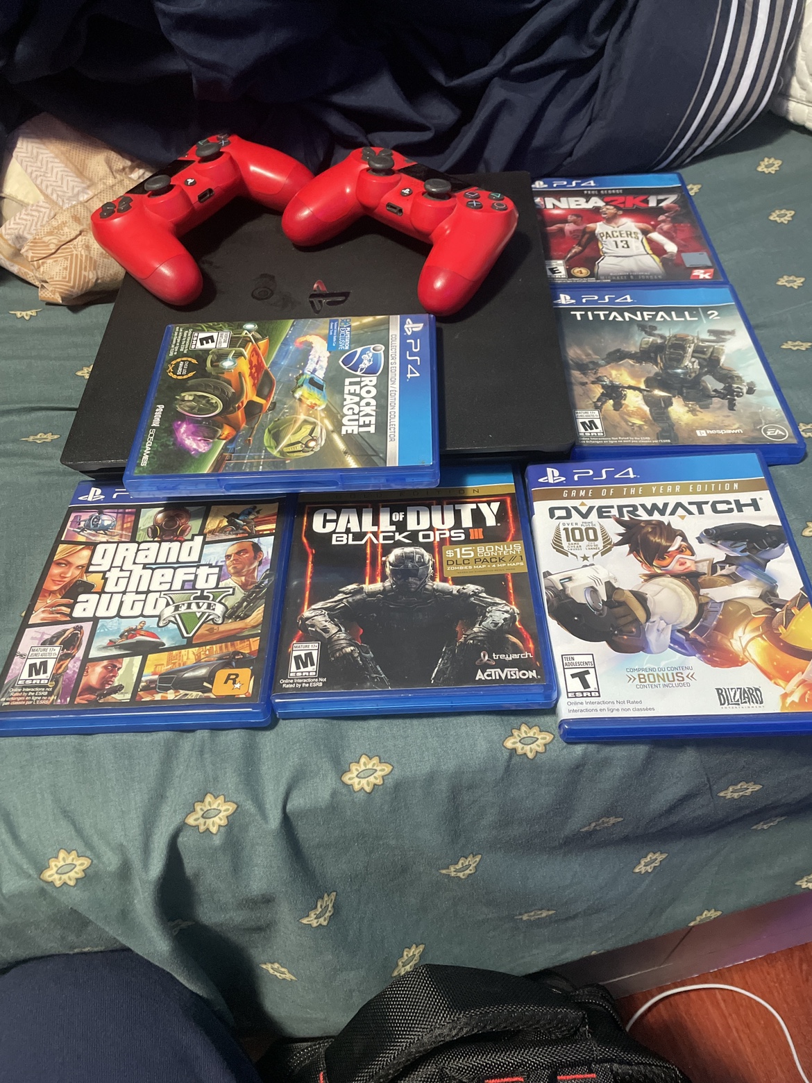 PS4 pro. With 2 controllers and 6 games. thumbnail