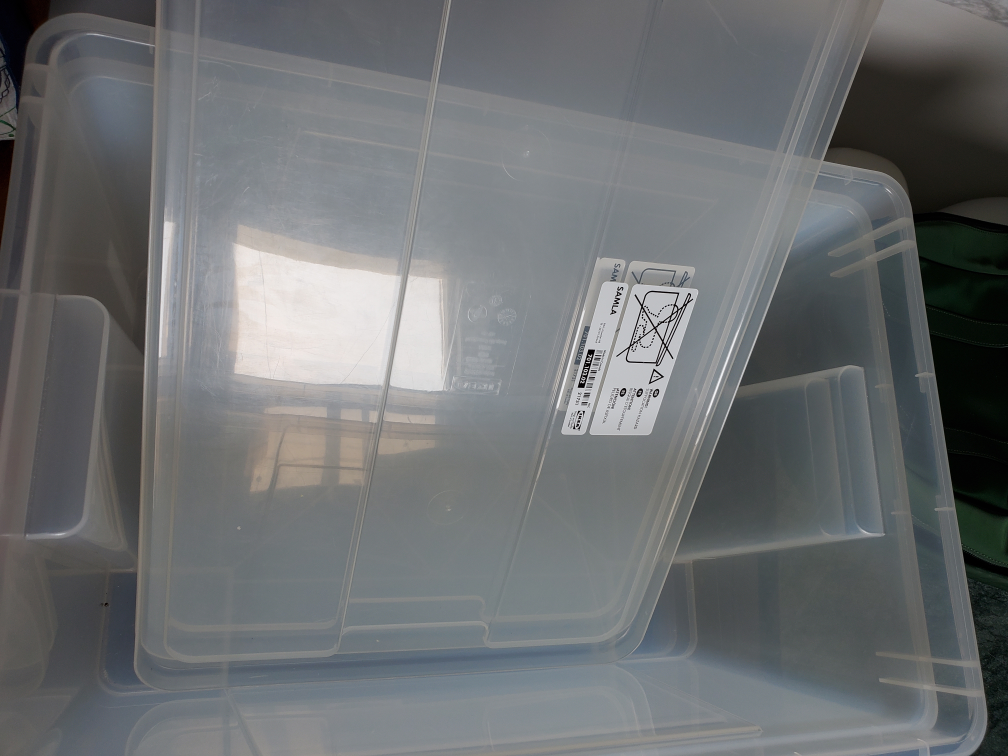 x5 Blue storage bins 68L - photo 4