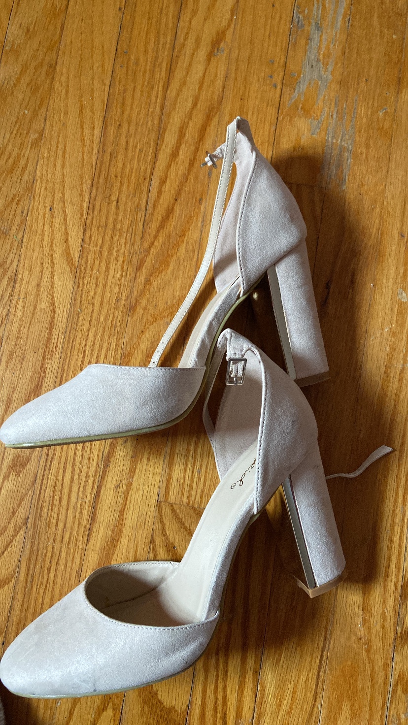 Beige Ankle Strap Heels image indicator(2)