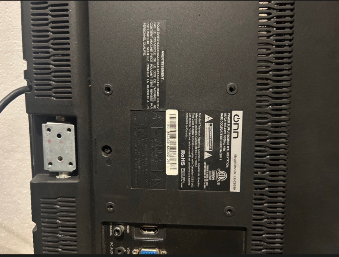 22 inch TV - photo 3