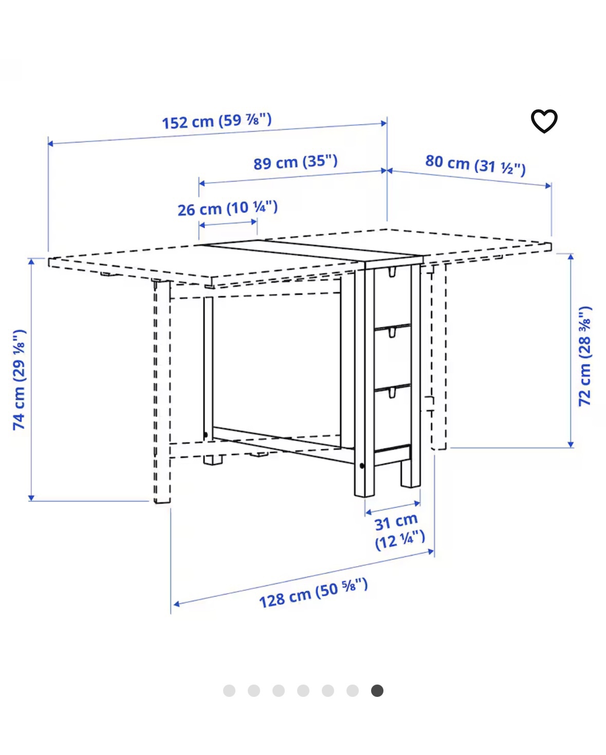 IKEA Norden Table - photo 4