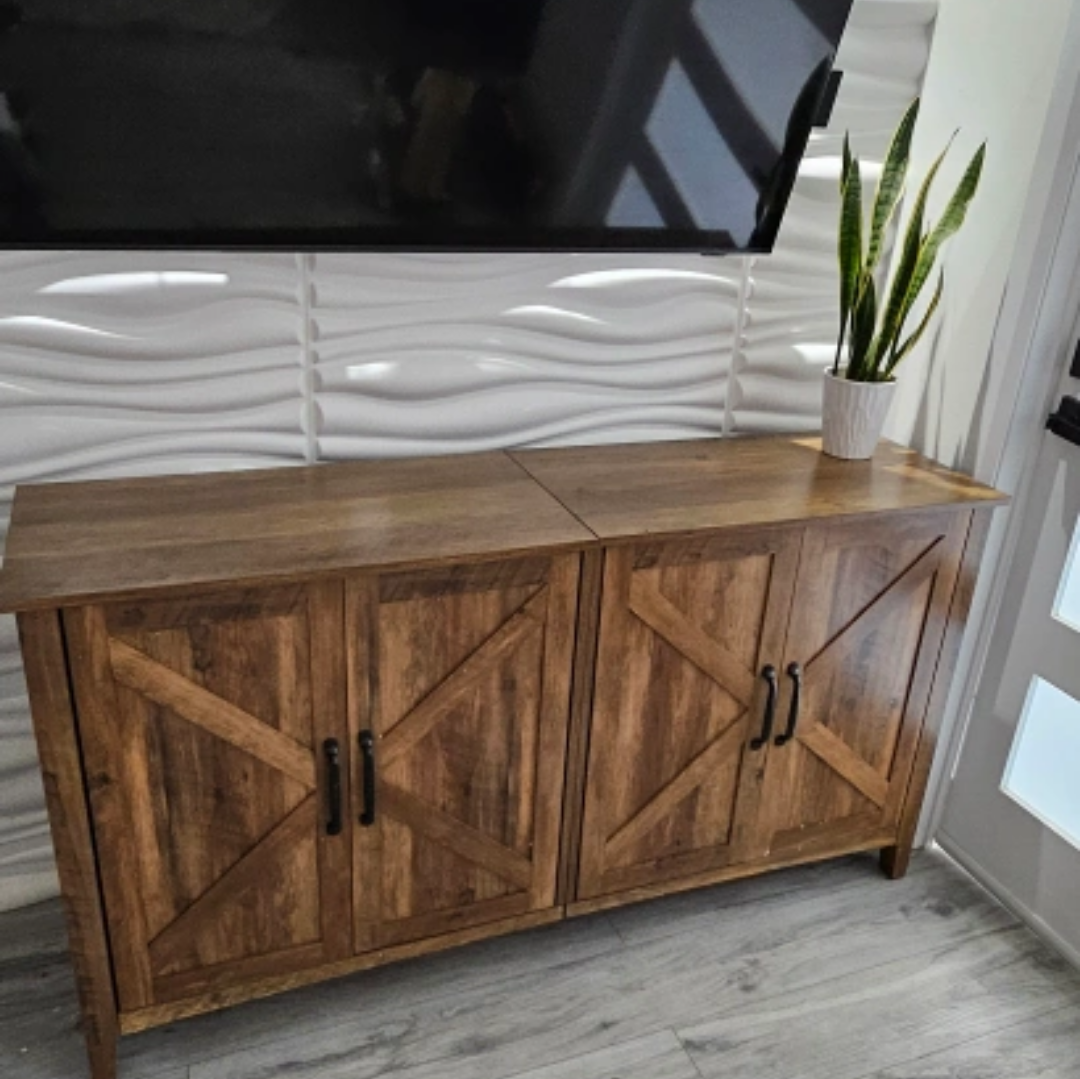 Wood Cabinet with Four Doors thumbnail