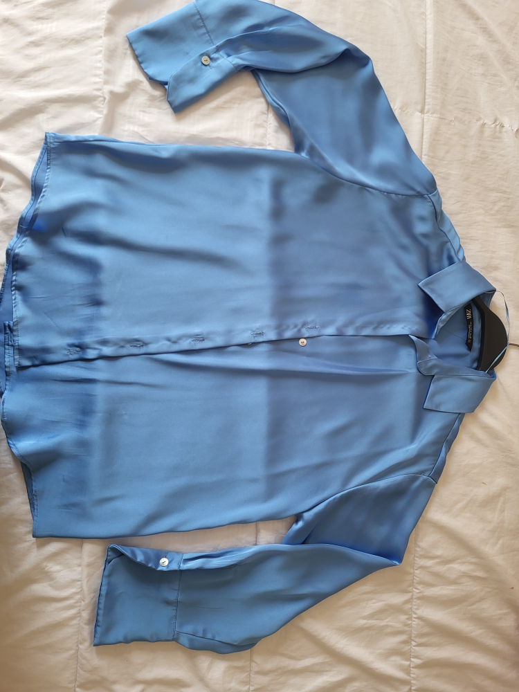 womens satin shirt