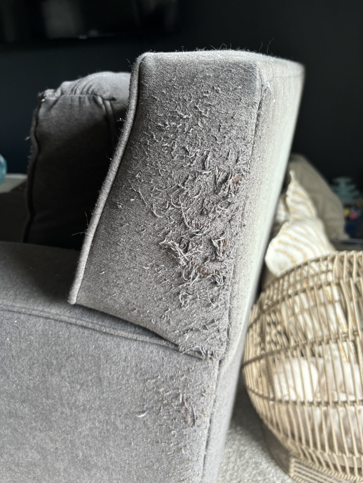 Grey sectional sofa - photo 4