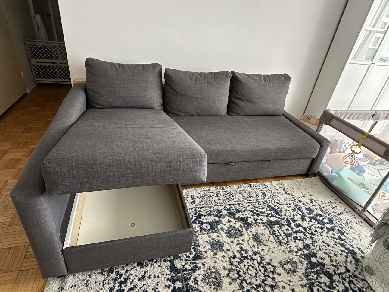 IKEA Friheten Sectional Sofa Bed - photo 2