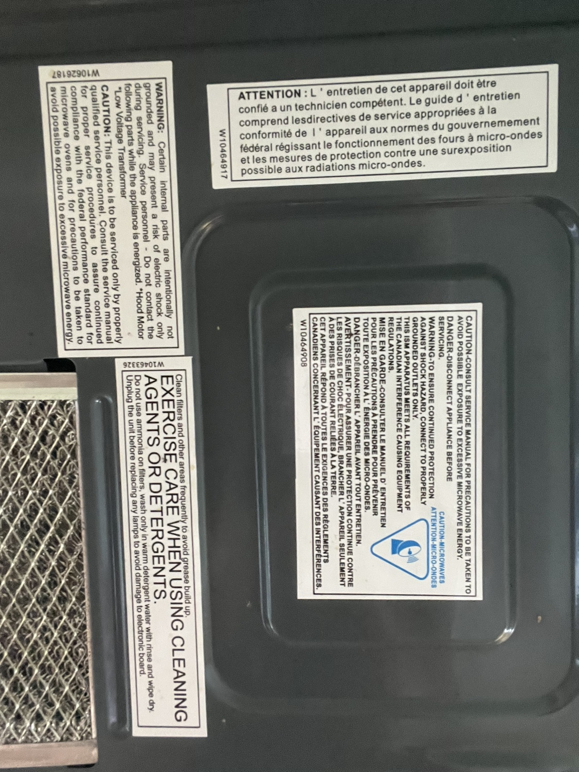 Whirlpool Microwave (over the range style) - photo 5
