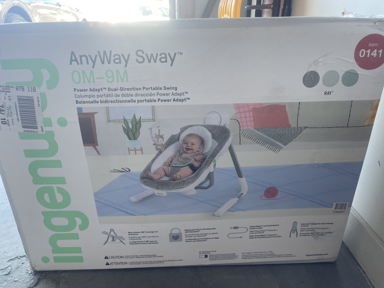 Portable baby swing - photo 2