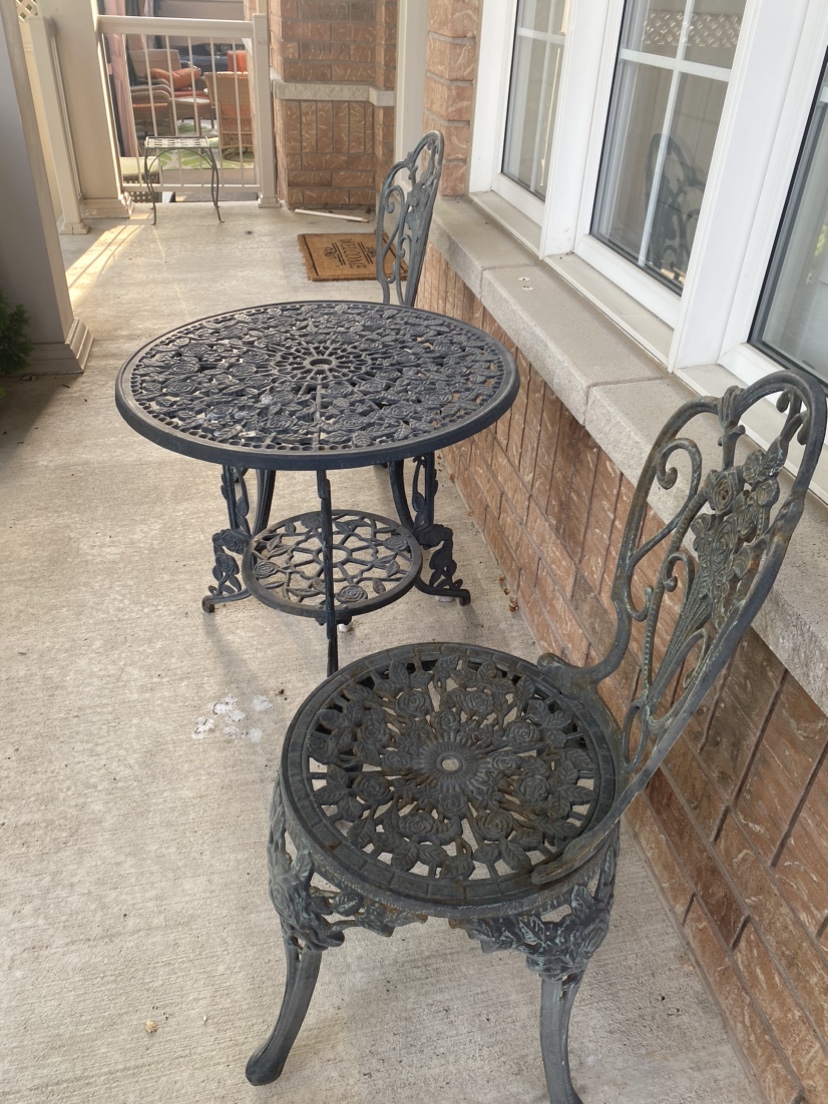 Patio Set with Table and Two Chairs thumbnail