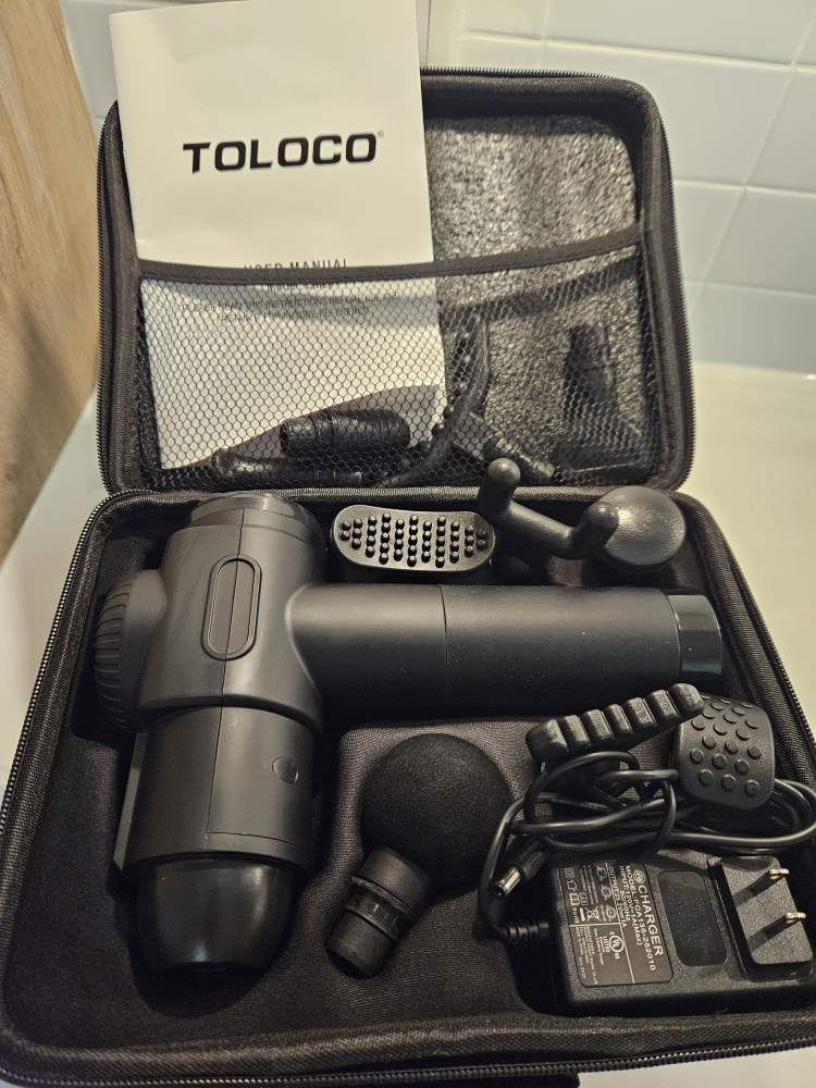 Massage Gun for muscle relief and gym thumbnail
