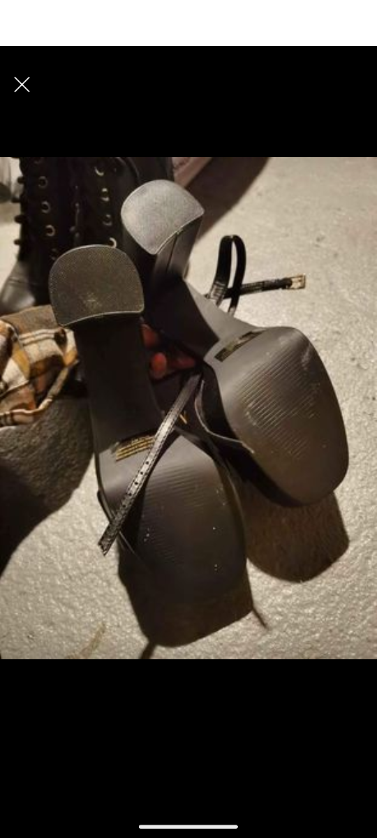 Black Platform Heels - photo 3