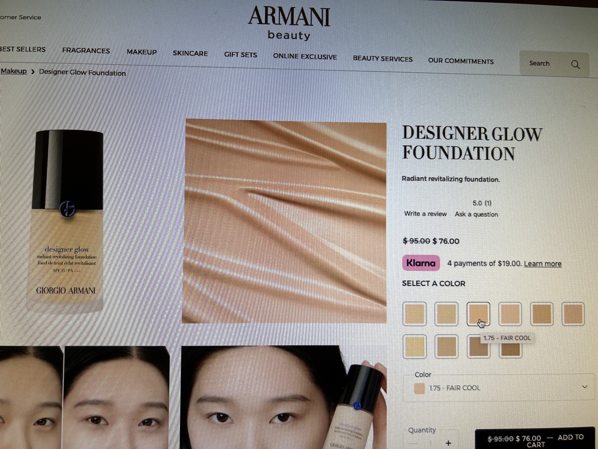 Giorgio Armani Designer Lift Smoothing Firming Foundation image indicator(3)