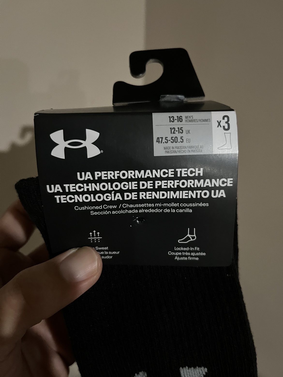 Under Armour socks 3 pairs image indicator(3)