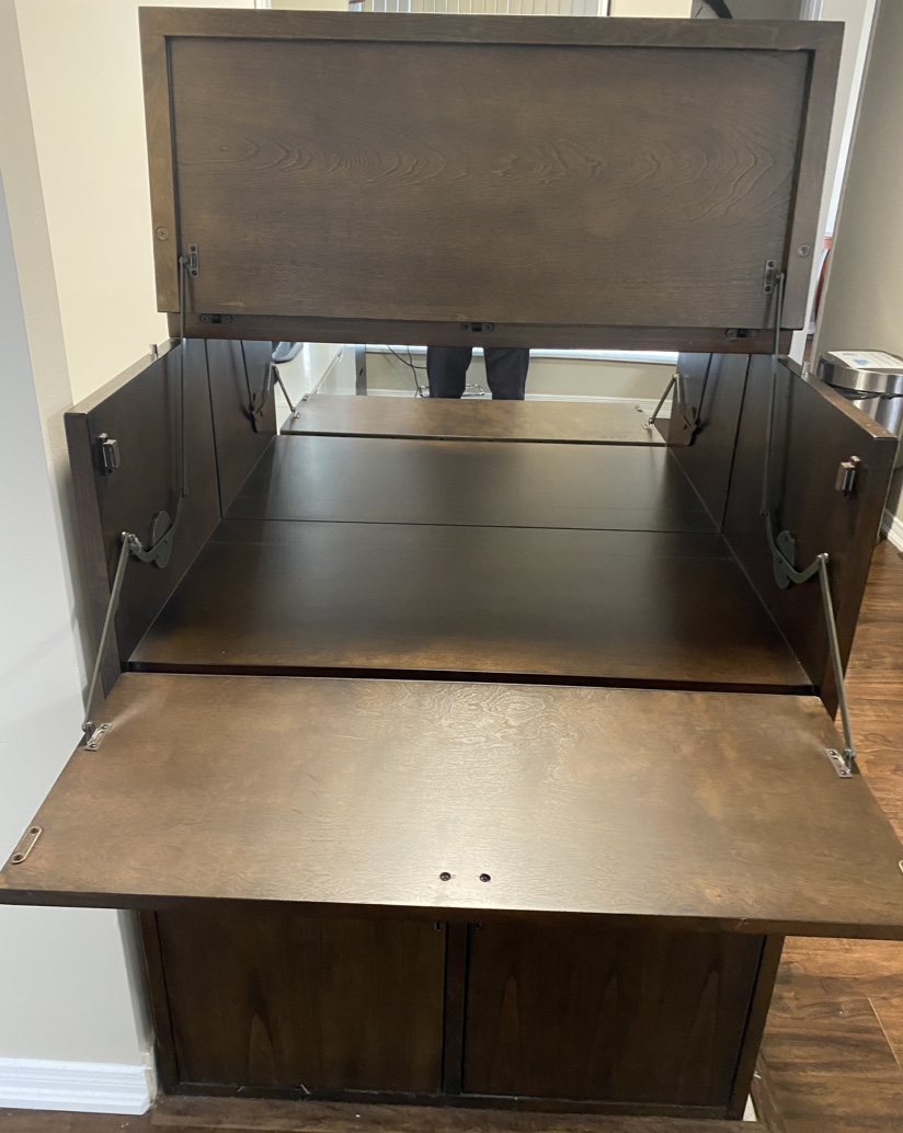 Howard Miller Solid Wood Wine Cabinet - photo 2