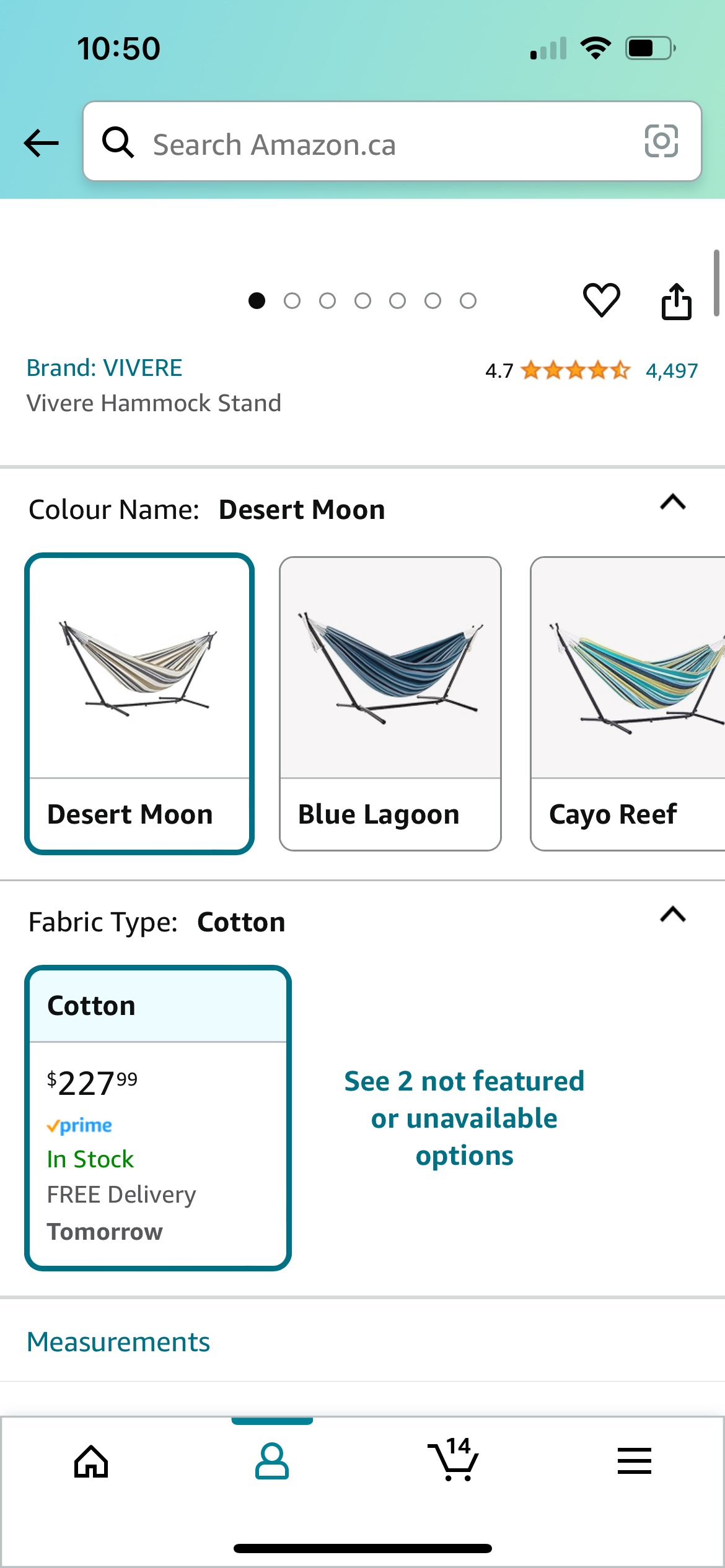 Brand New Vivere Double Hammock image indicator(4)