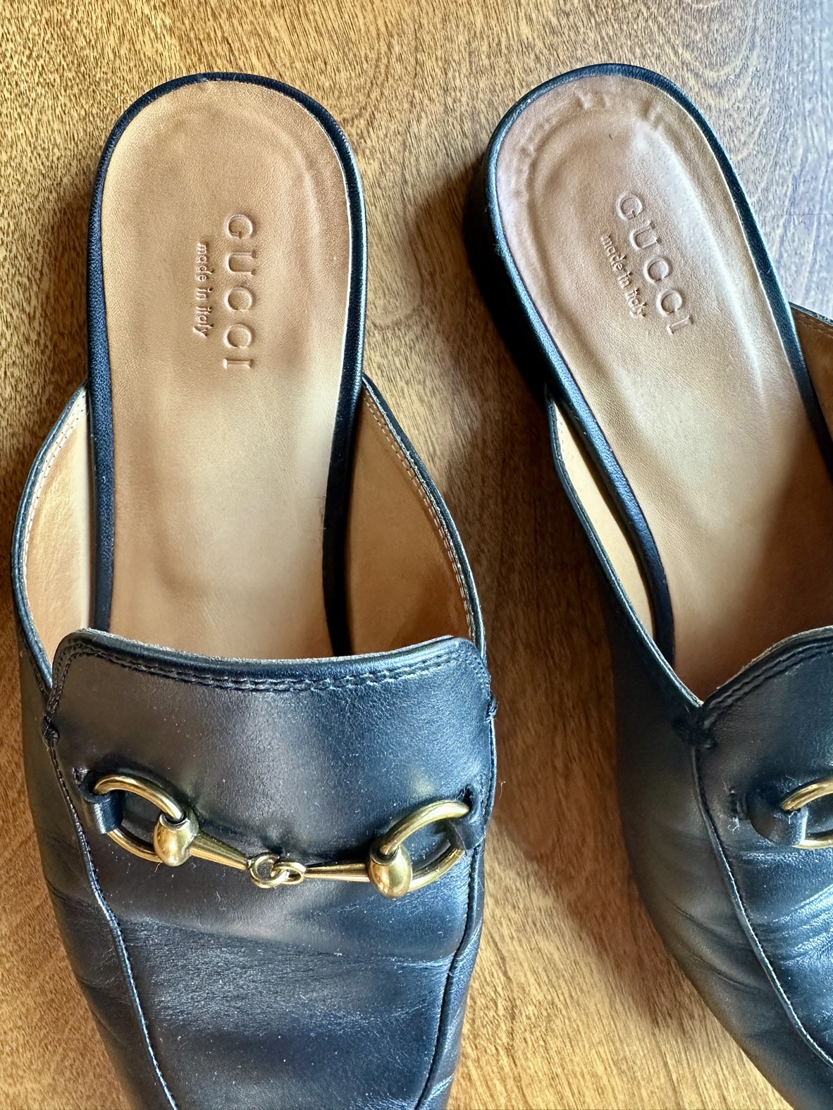 Authentic Gucci Black Princetown Slides - photo 2