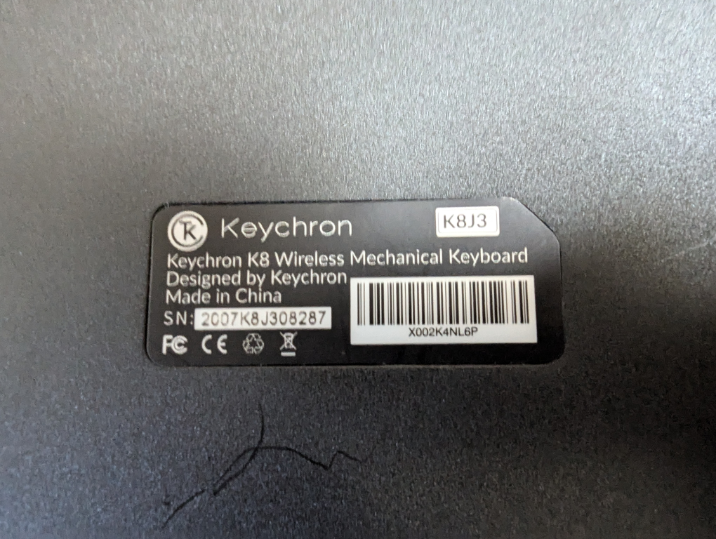 Keychron K8 TKL mechanical keyboard - photo 2