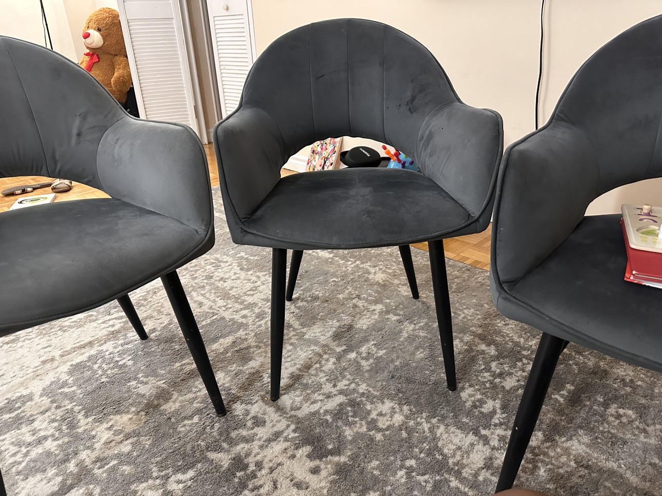 Structube Velvet Dining Chair - photo 3